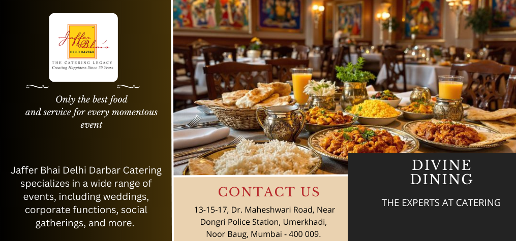 Best Catering Services in Mumbai (2025) – Jaffer Bhai’s Signature Flavors.